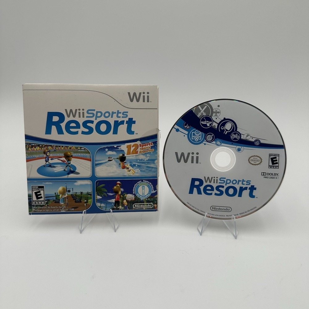 Nintendo Wii Sports Resort Nintendo Wii Slip Cover No Manual Tested Works